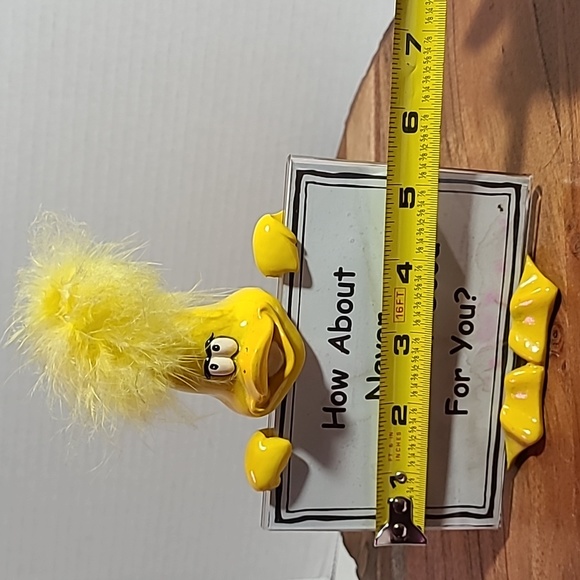 J&D Designs FUNNY ANIMALS 3D Ceramic Duck Card/Picture Holder - Picture 8 of 8